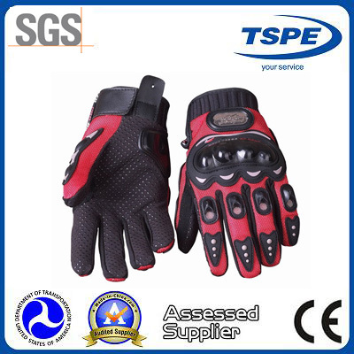 High Quality Waterproof Microfiber Full Finger Motorcycle Gloves (MCS-01B)