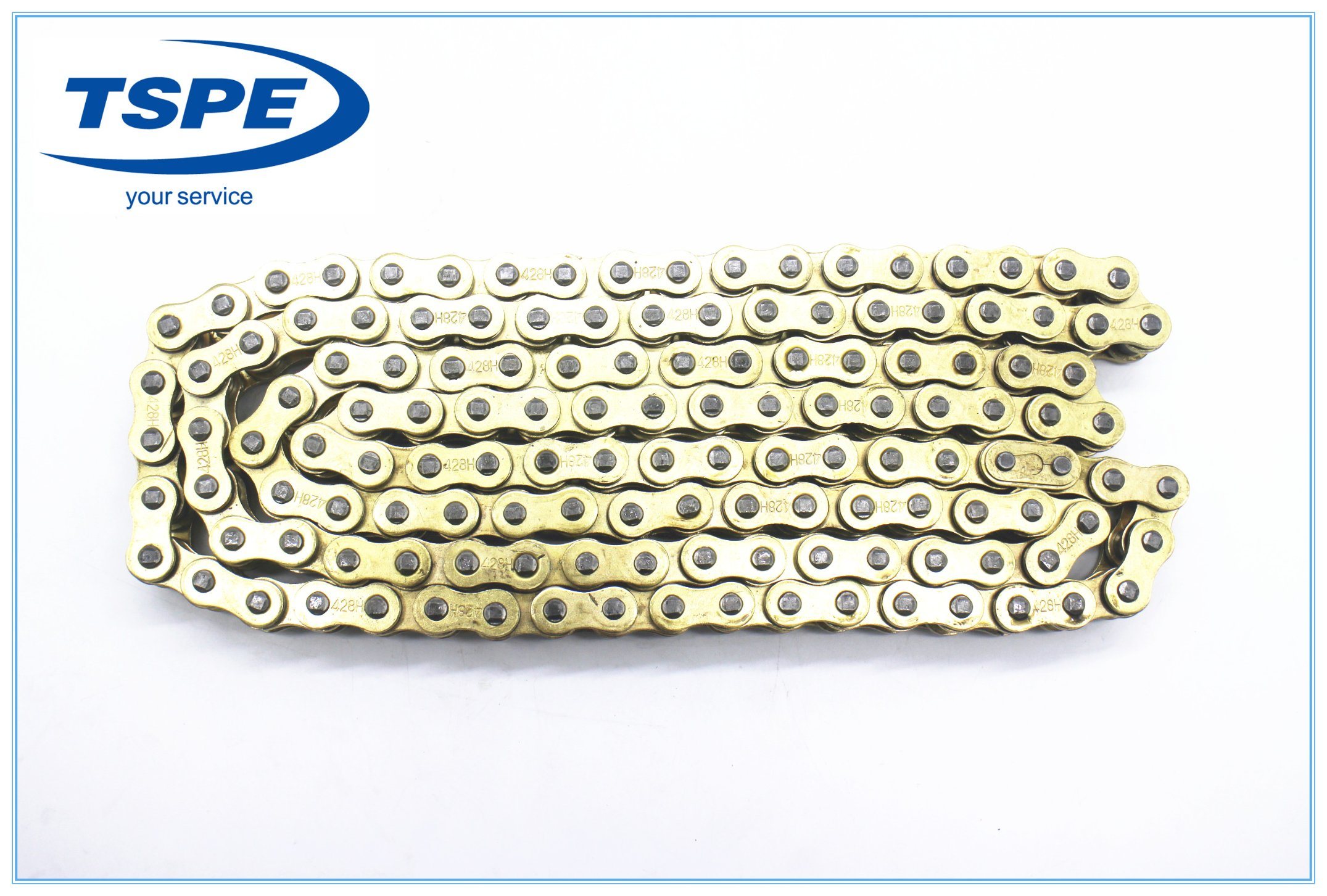 Motorcycle Parts Motorcycle Chain 428h X 136 Reforzada Gold Con Oring
